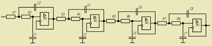 Принципиальная схема фильтра