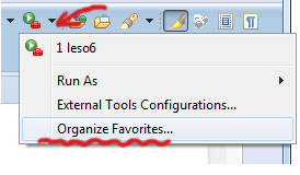 Organize Favorites